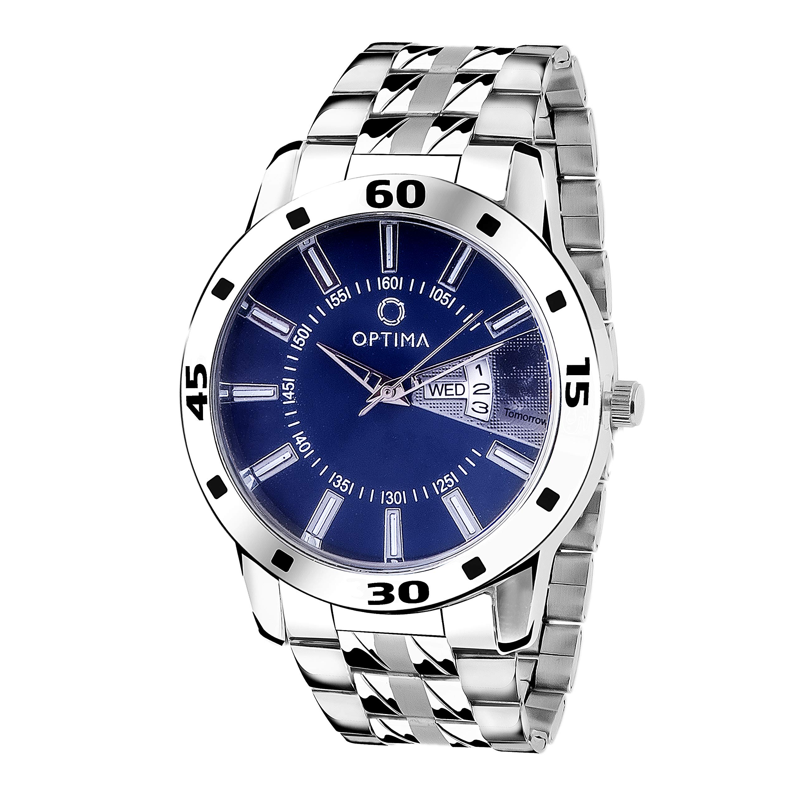 OPTIMA OMD-616 Stainless Steel Analog Watch for Men, Blue Dial (B0819ZYQF2) Amazon Price History, Amazon Price Tracker