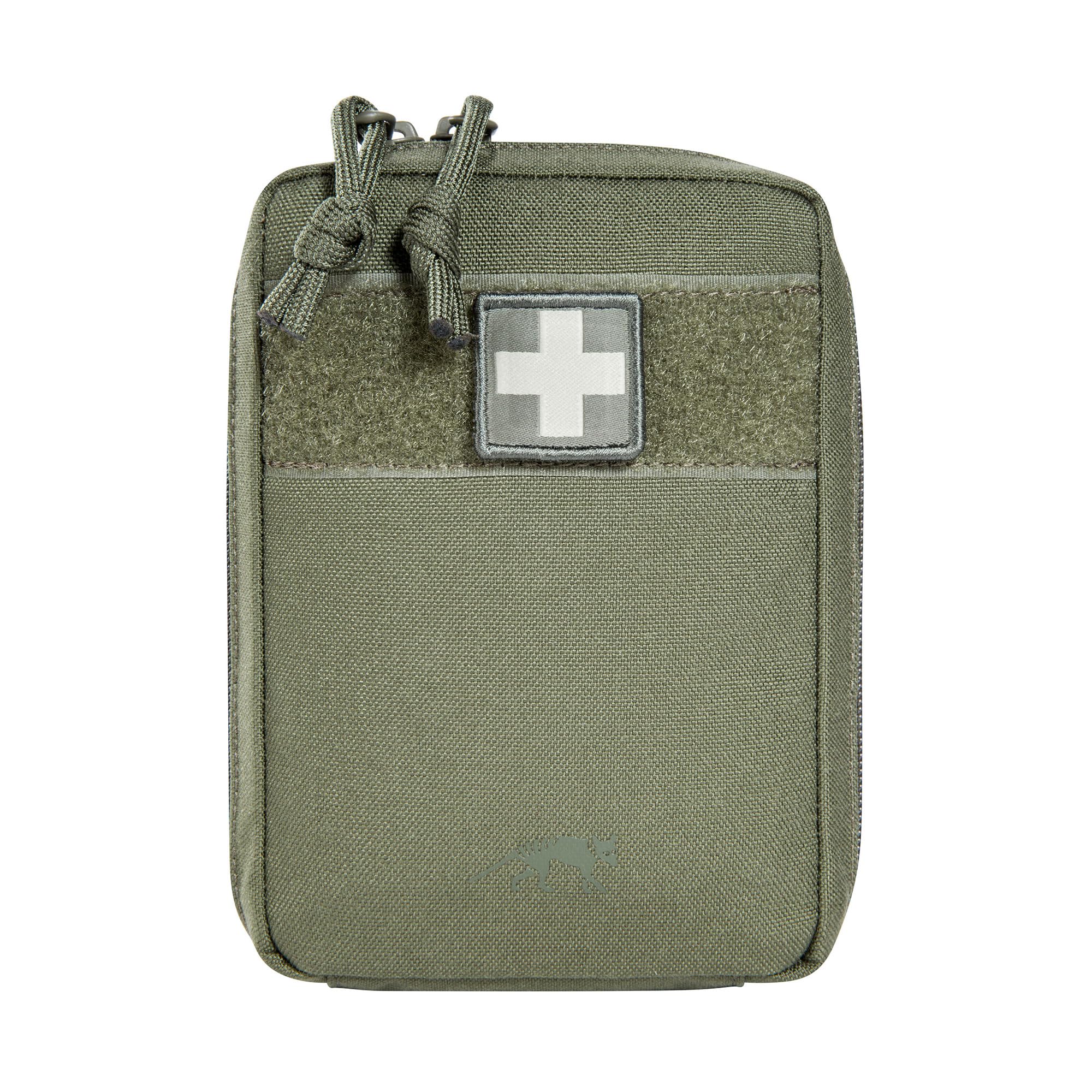 Tasmanian Tiger TT First Aid Basic Molle - Set di primo soccorso leggero con sistema Molle per viaggi e casa, ideale per escursioni, trekking, ciclismo, ufficio, verde oliva