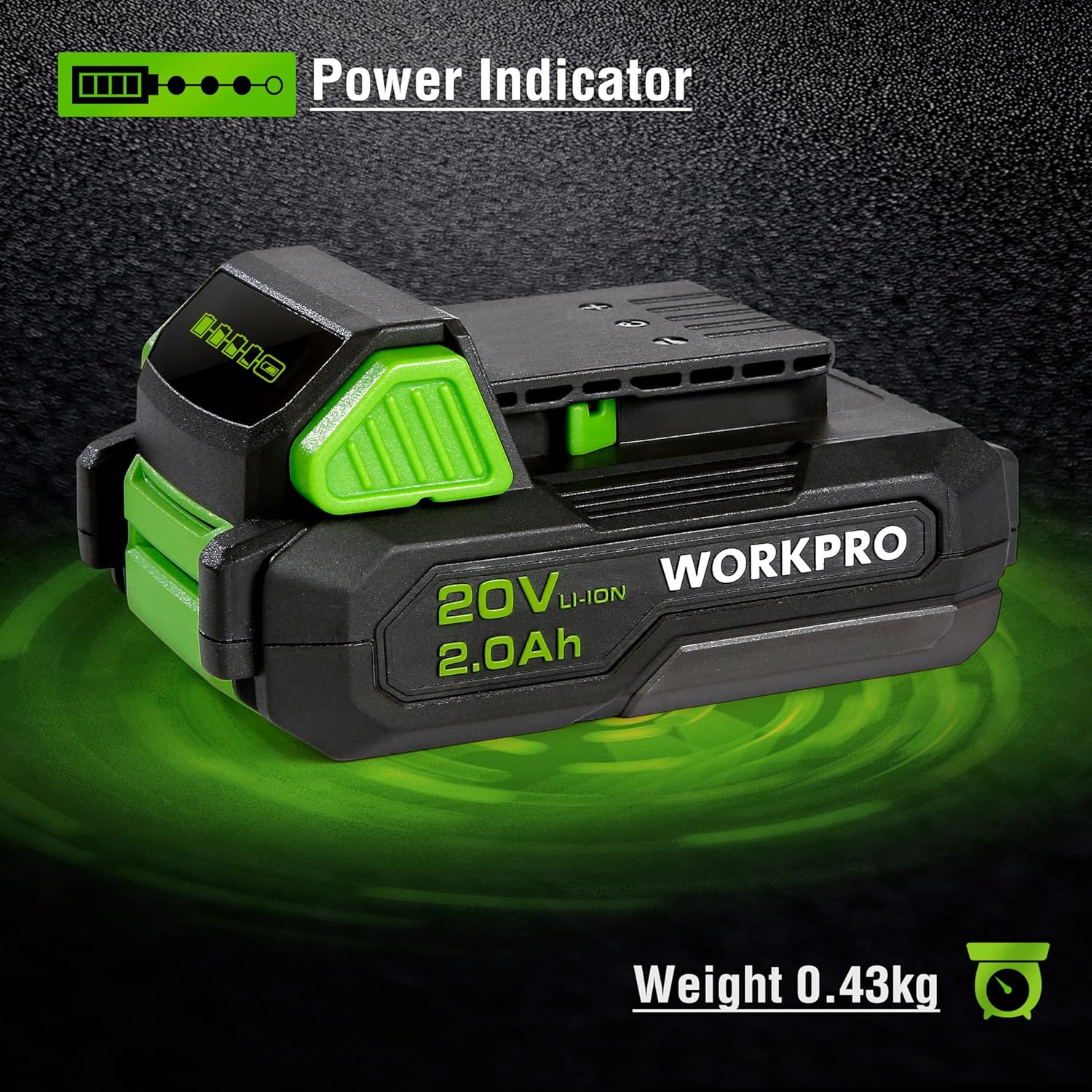 WORKPRO 20V 2.0Ah Lithium-ion Battery Pack