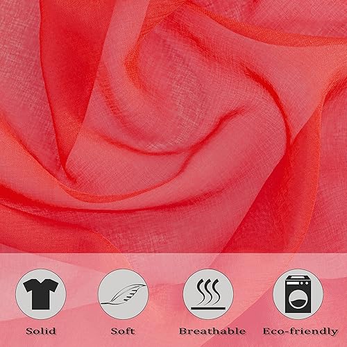 Miniatura 4 de HUTO Cortinas semitraslúcidas marrones de 84 pulgadas de largo, de lino sintético, cortinas traslúcidas para dormitorio, sala de estar, habitación