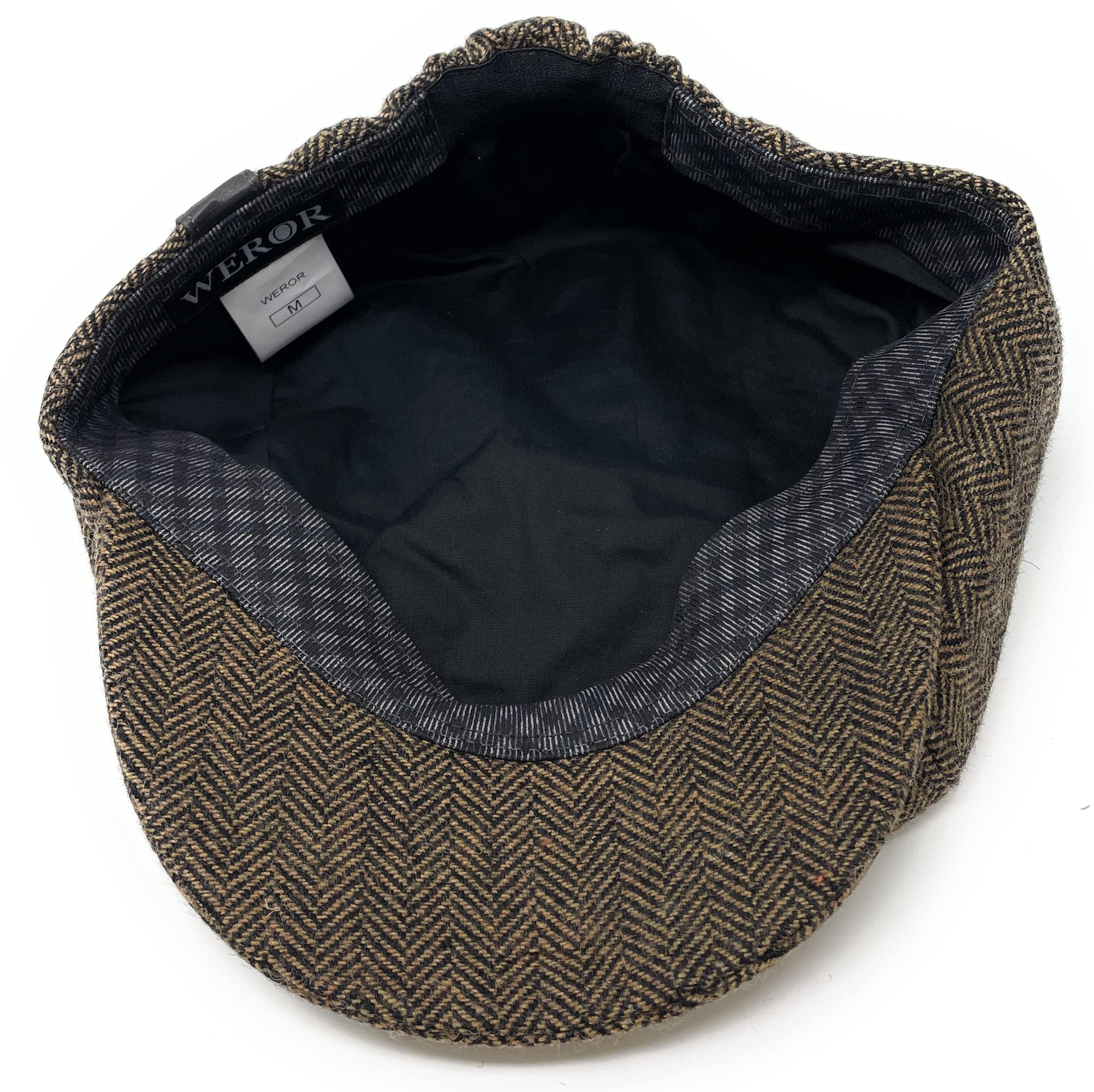 Schiebermütze Herren Schirmmütze Herrenmütze Newsboy Flat Cap Mütze