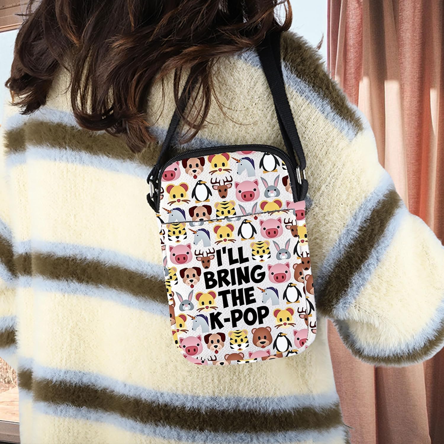 MNIGIU Group Members Messenger Bag Korean Pop Music Lover Gift I'll Bring The K-pop Girl Band Crossbody Bag Anime Merch - Image 6