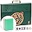 Yellow Mountain Imports Emerald Weave Chinese Mahjong Set, with 146 Large 1.6-Inch Tiles, Green Vinyl Case, Wind Indicator and Dice - for Chinese Style Gameplay Only