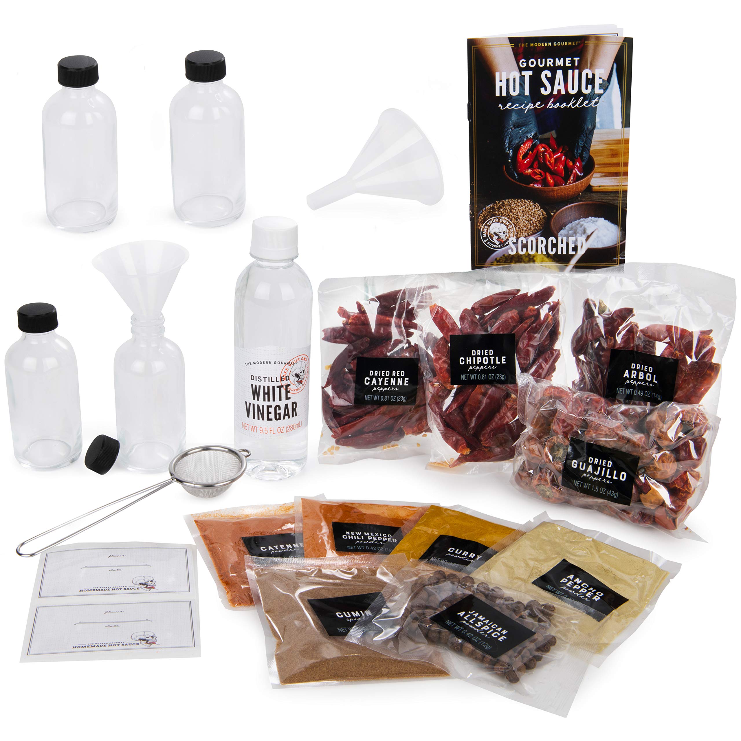 Thoughtfully DIY, Extra Large DIY Hot Sauce Making Kit, Includes 4