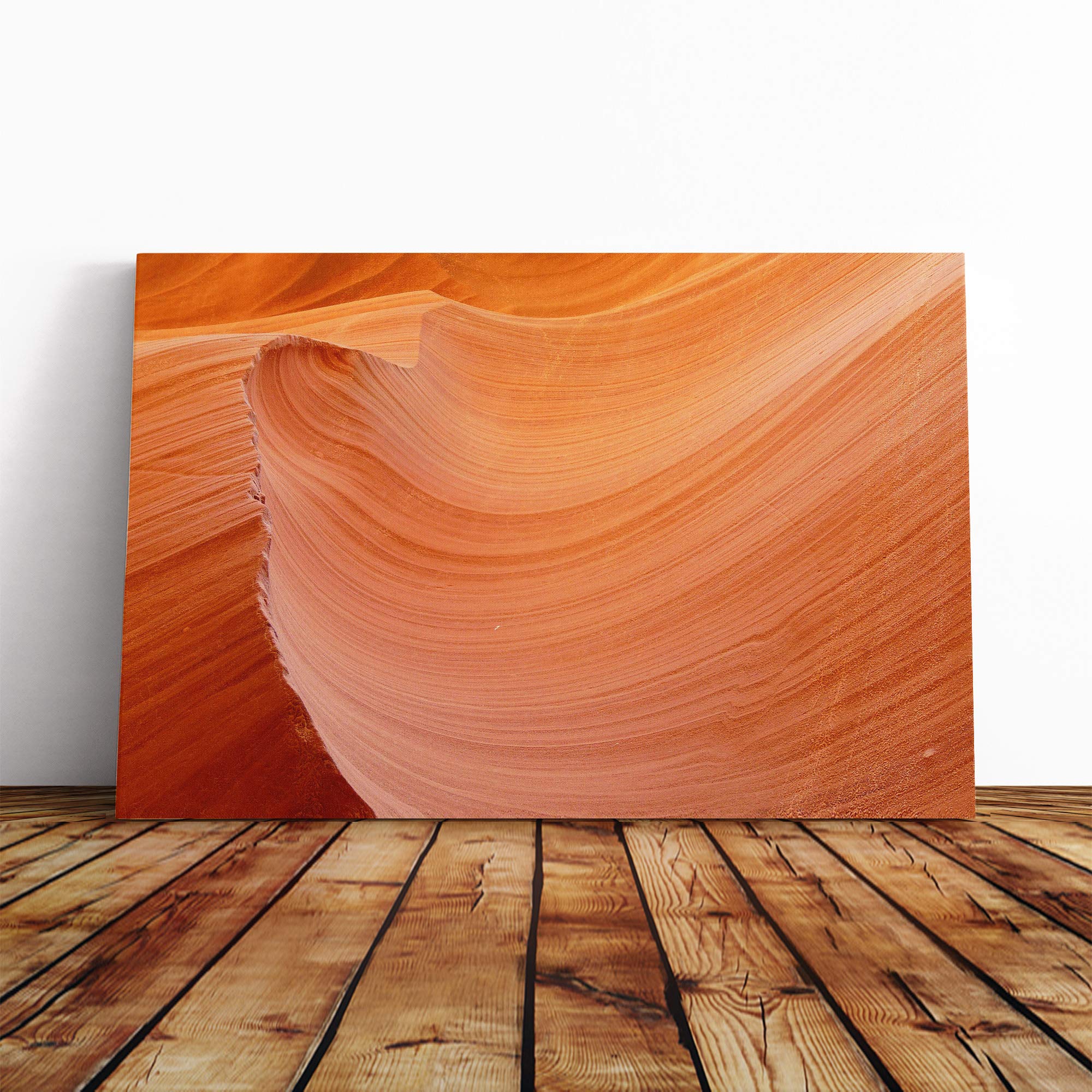 Landscape Canyon Sandstone (7) Canvas Print | Gallery Wrapped 30mm Frame Wall Art | 20x14 inches | Ready to Hang | Modern Landscape Picture | Living Room Bedroom Lounge Office