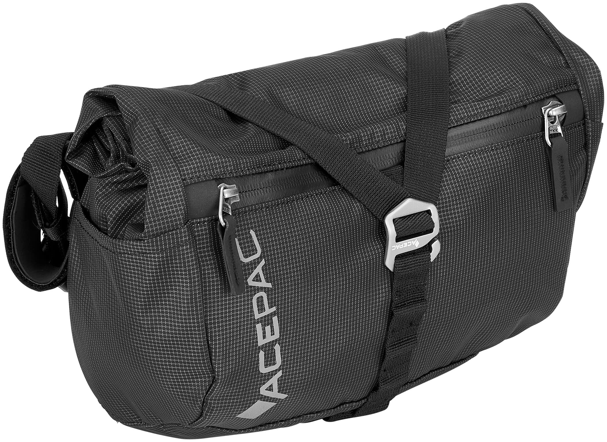 ACEPAC Bar Bag, Borsa da Manubrio Unisex-​Adulto, Nero, Taglia Unica