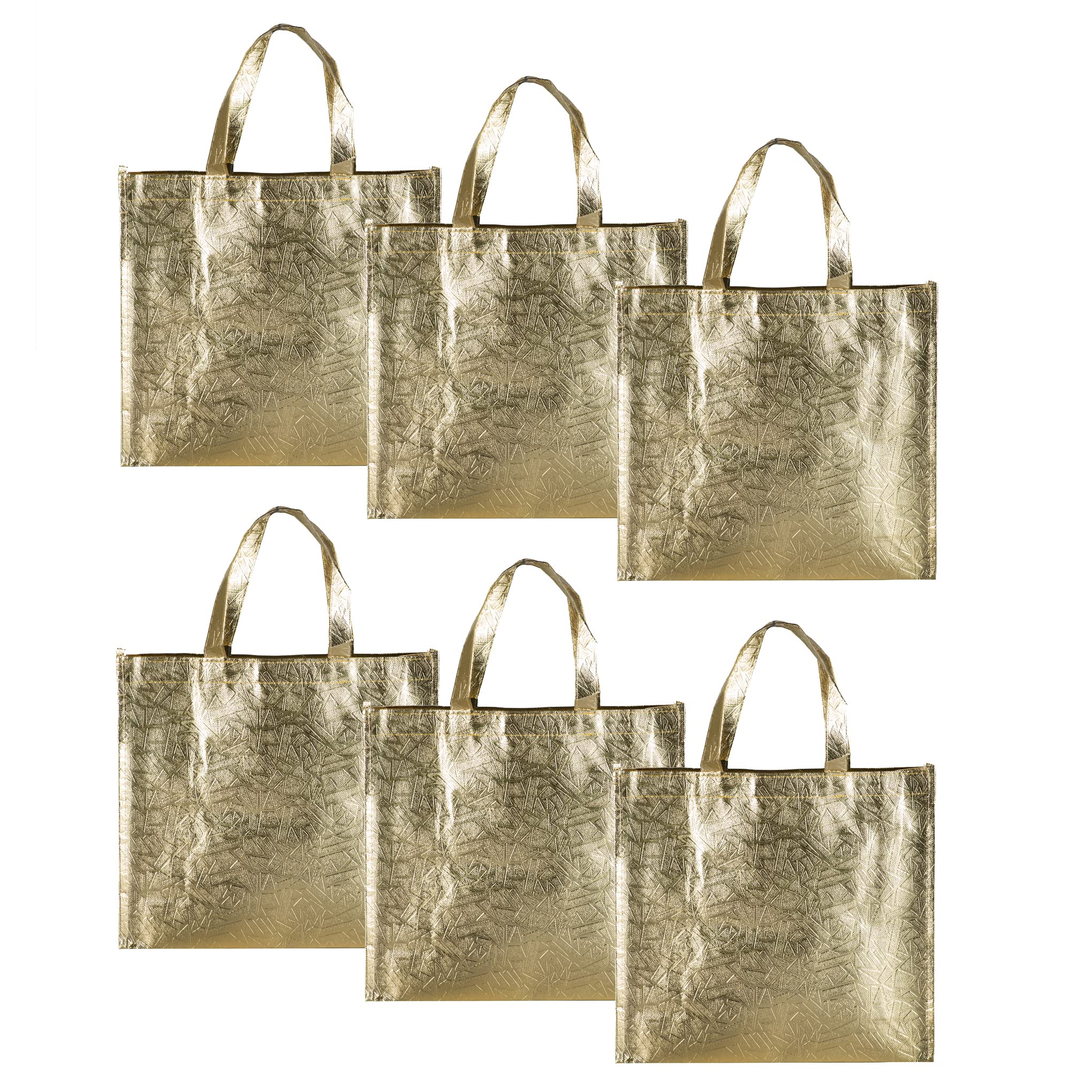SATYAM KRAFT 6 pcs Non Woven Fabric Paper Bag With Handle 28 x 25 cm Gift Paper bag, Carry Bags, gift for Birthday, Christmas, Festivals, Seasons Greetings, Events (Gold) (B09Y8QC2Z1) Amazon Price History, Amazon Price Tracker
