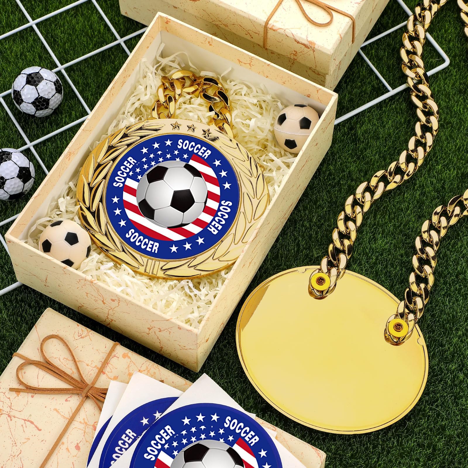 Snapklik.com : 3 Set Patriotic Sports Turnover Chain Medal Greatest Of ...