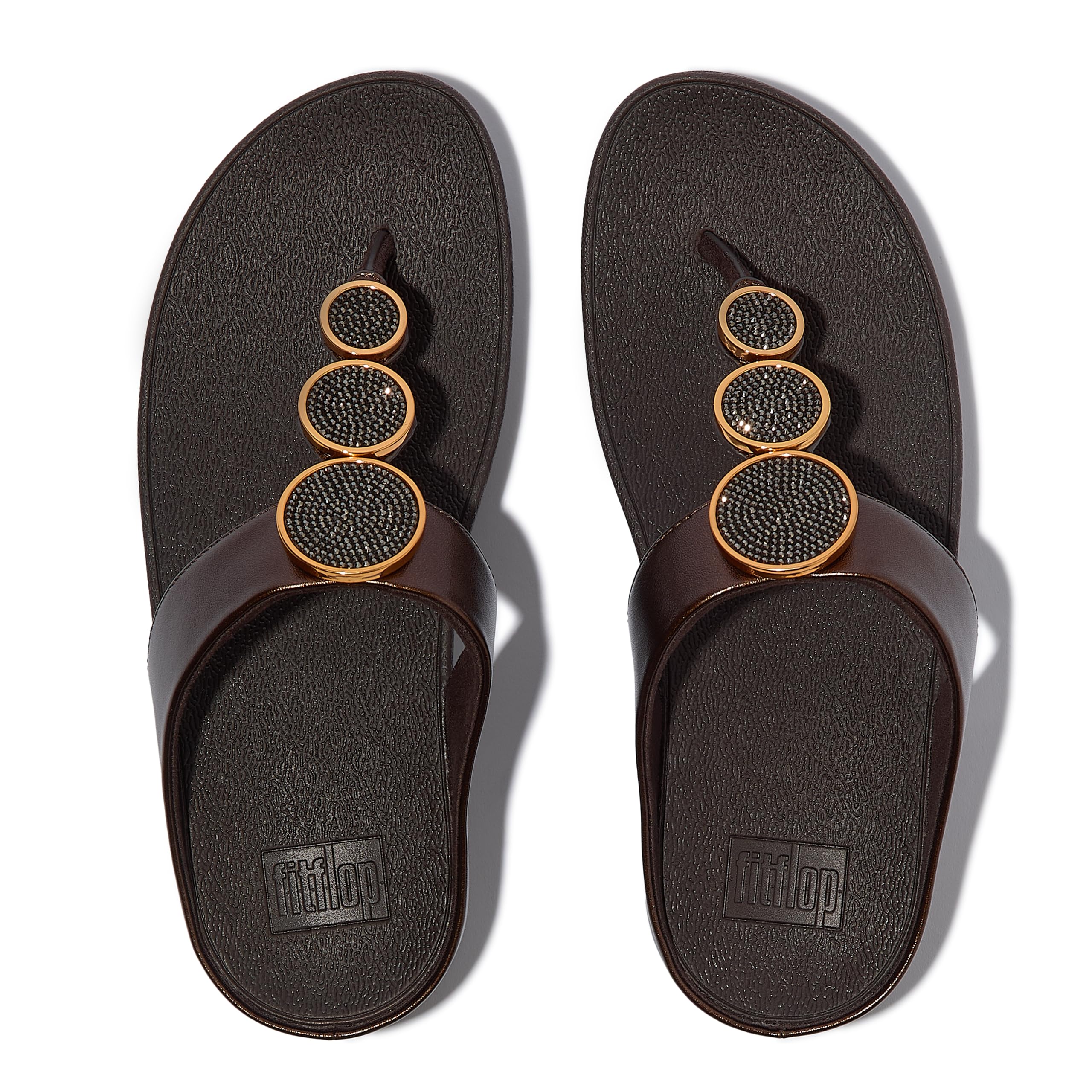 Fitflop Sandalias Halo Bead-Circle Plateado
