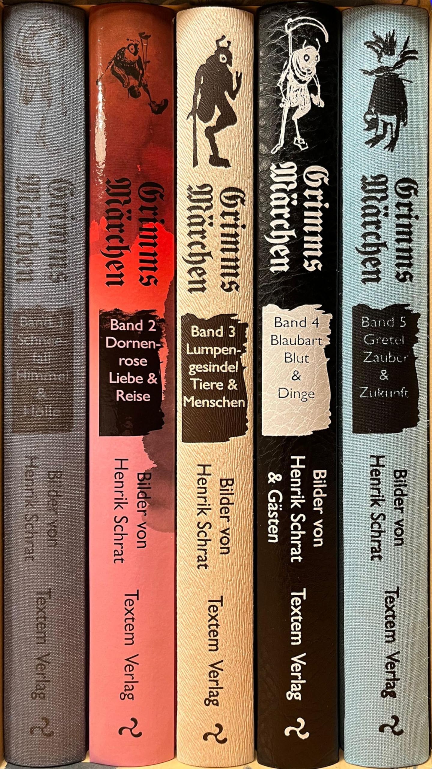 Grimms Märchen: 5 Bücher im Bündel
