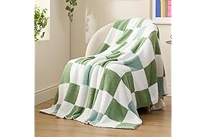 Bedsure Checkered Throw Blanket - Super Soft Back to School Decorations Blanket
