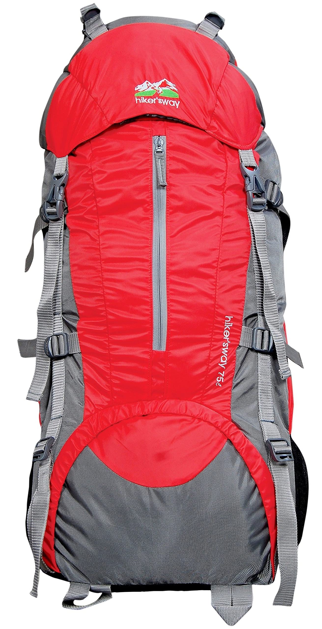 hiker's way 75 Ltrs Rucksack bags trekking bags Travel Bag Hiking Bag Camping Bag backpacks with waterproof compartment & Rain Cover-picture-24