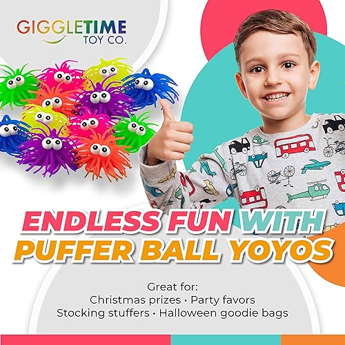 Miniatura 3 de Surtido de 12 piezas de bolas acolchadas elásticas, Yoyos a granel para niños, viene en varios colores para recuerdos de fiesta, relleno de piñata,
