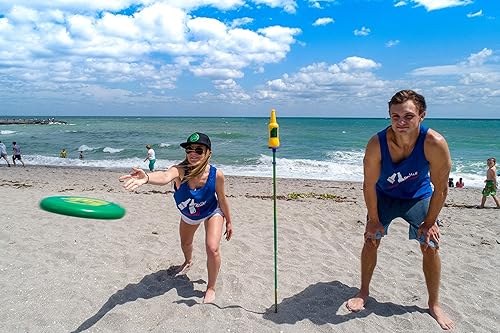 Miniatura 6 de Bottle Bash - Juego de discos voladores para exteriores + juego de botellas Poleish Sports Bottle Bash