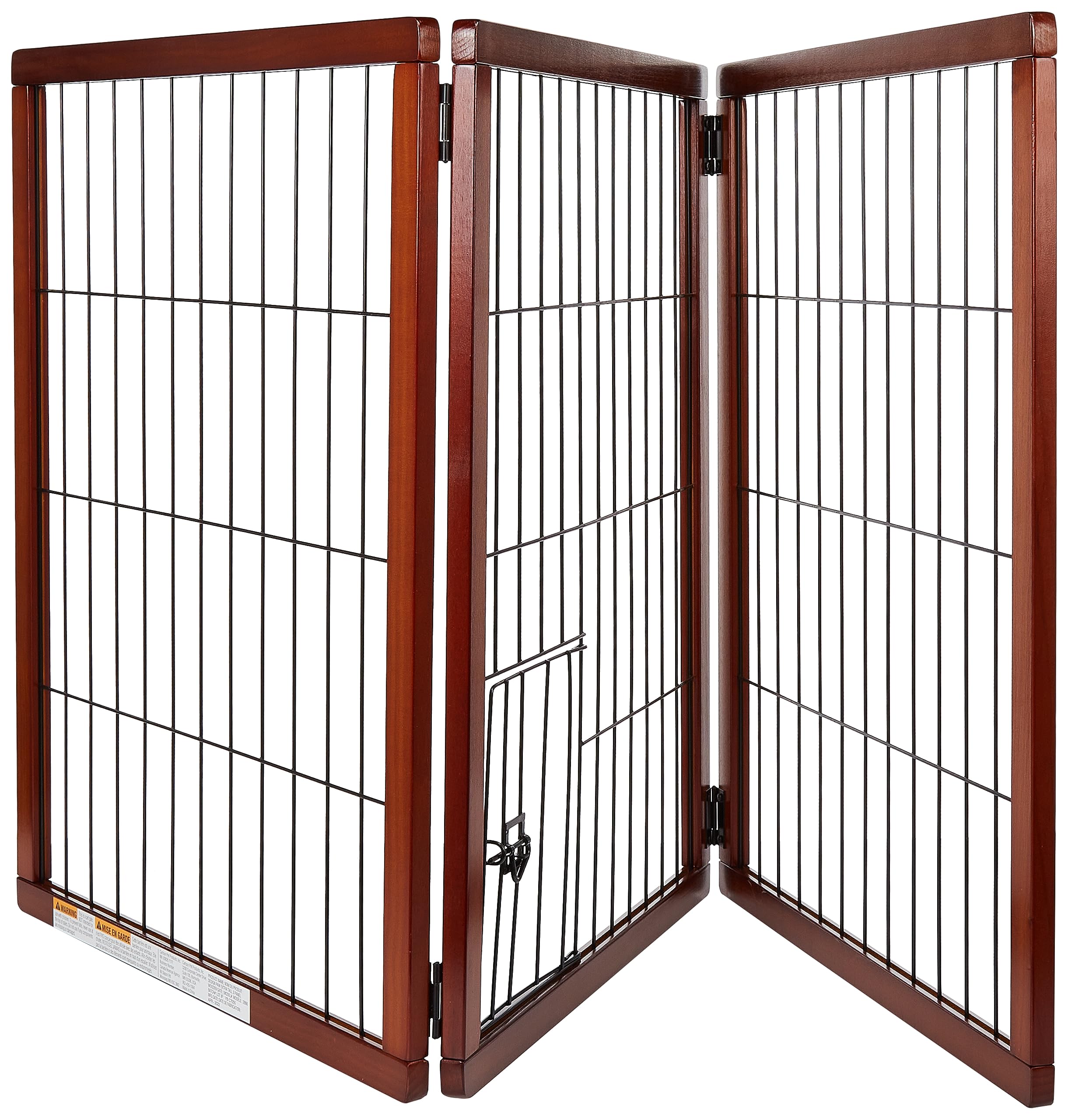 Carlson Pet Products Design Paw Extra Tall 152,4 cm Super Wide 3 Pannelli Premium Griglia in Legno