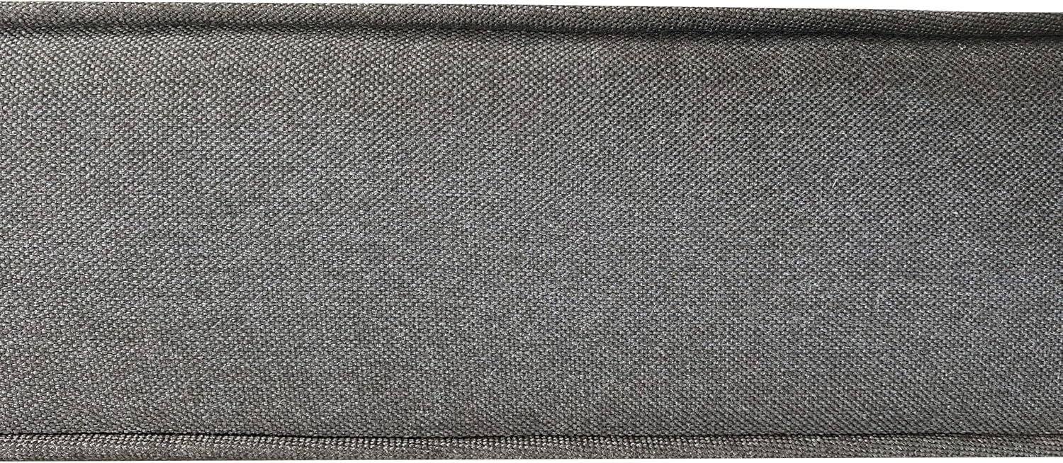 26 x 24 Outdoor Patio Deep Seating Cushion Set in Set Black with Ties