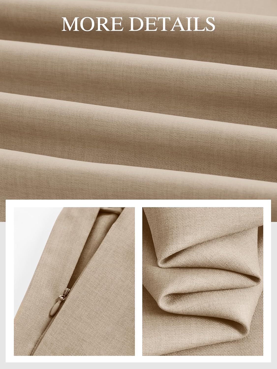 PRETTYGARDEN Womens Spring Wide Leg Dress Pants Business Casual Work High Waist Baggy Tie Trousers Pleated Palazzo Slacks - Image 7