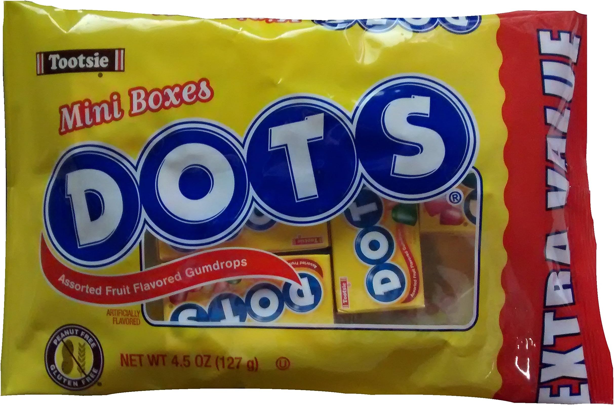 Tootsie Dots Assorted Fruit Flavored Gumdrops Mini Boxes