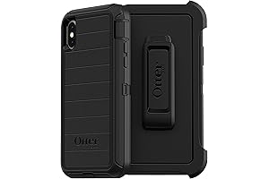 OtterBox Defender Series Rugged Case & Holster for iPhone Xs & X - Black