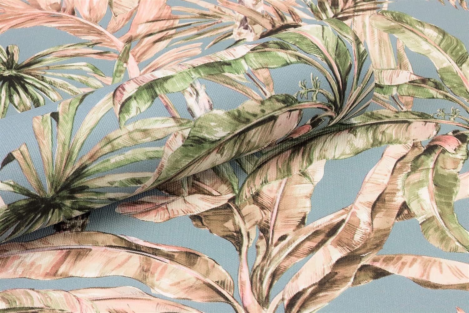 Rasch Calle Light Blue Tropical Wallpaper