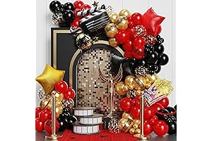 Movie Night Popcorn Balloon Garland Arch Kit