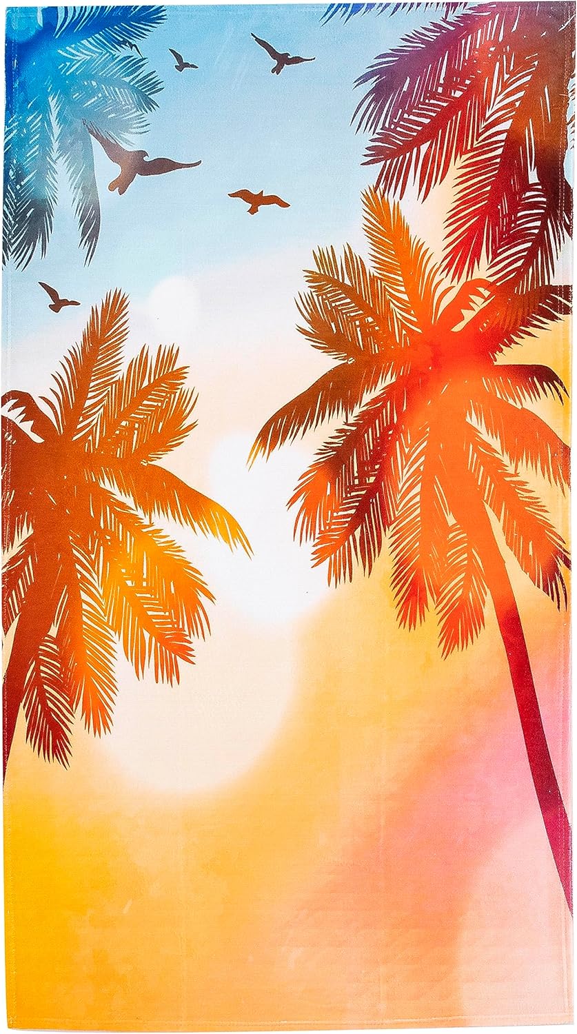 Northwest Classics Beach Towel, 30" x 60", Aloha Sunrise Design