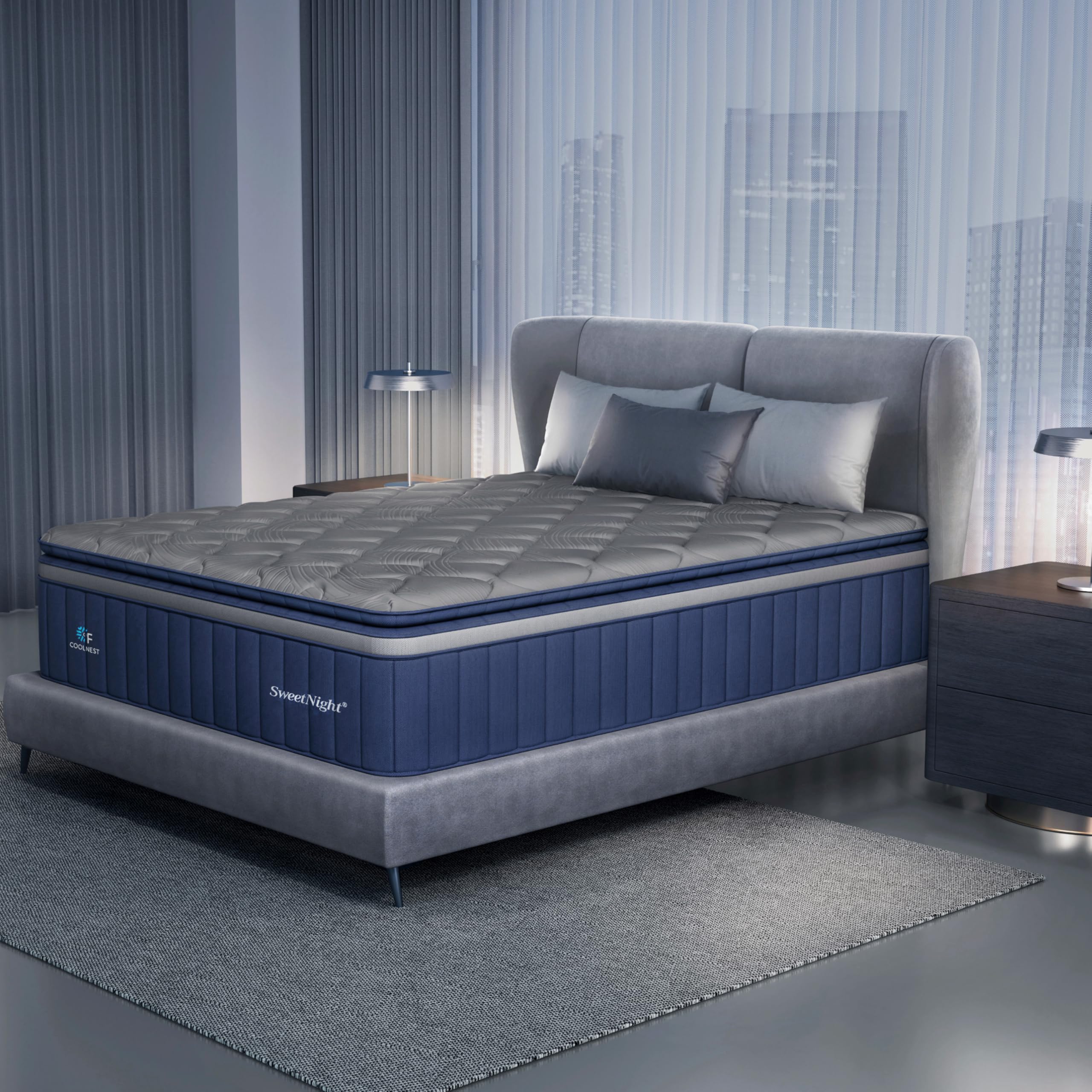 Sweetnight CoolNest Queen Hybrid Mattress