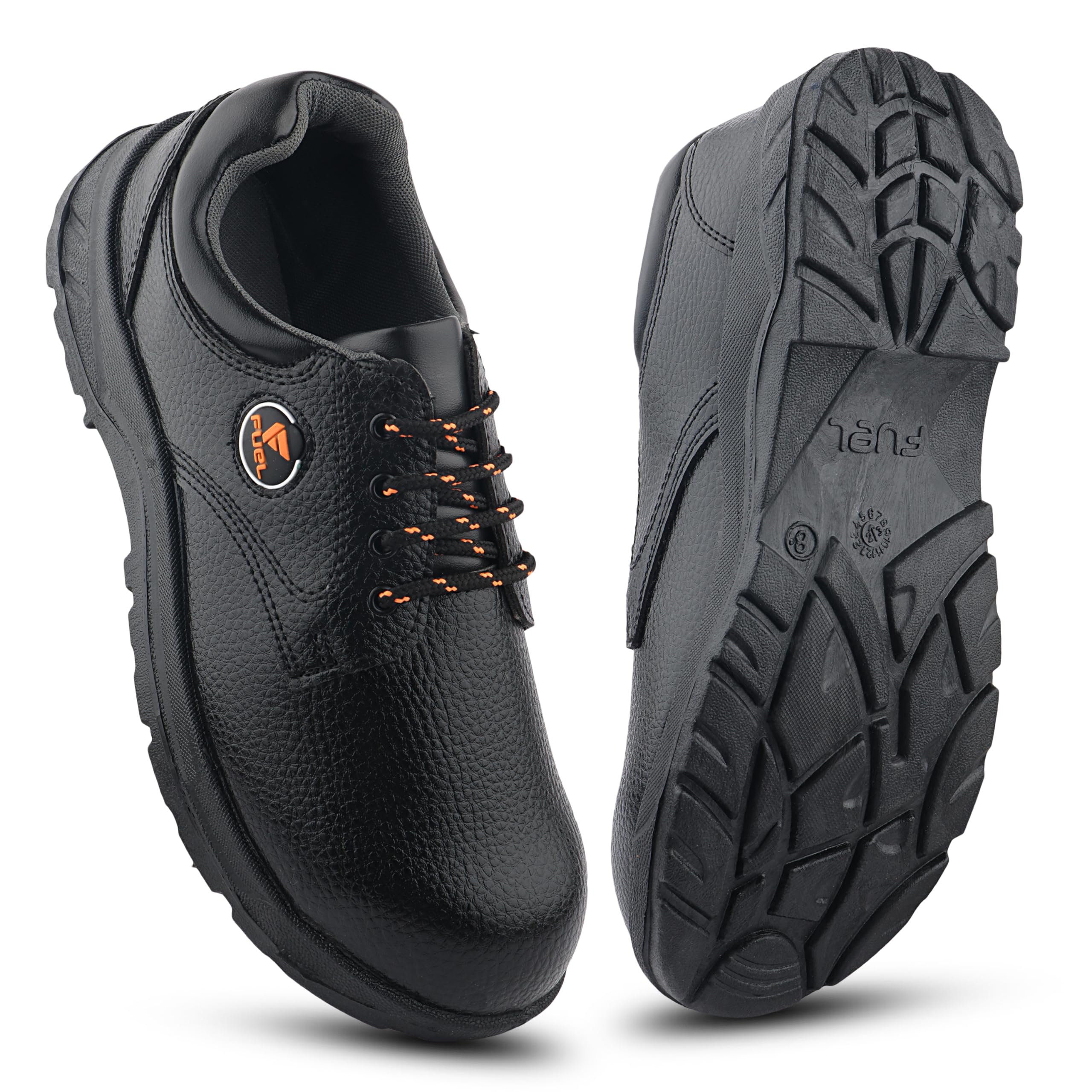 FUEL Arsenal-LC Synthetic Leather Safety Shoes for Men Industrial PVC Single Density Sole, Steel Toe, Energy Absorption Shoe (Sizes - 6UK - 12UK/India) Black (B0DHLBB2KF) Amazon Price History, Amazon Price Tracker