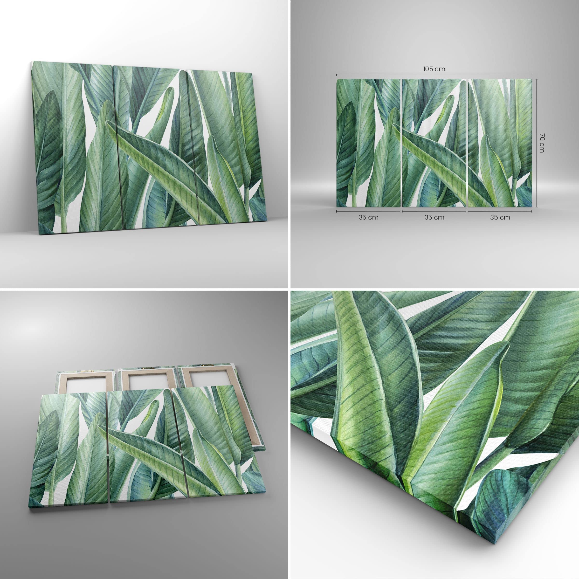 Moderno Quadro su Tela 105x70 cm Stampe da Parete Botanica Natura - 4258