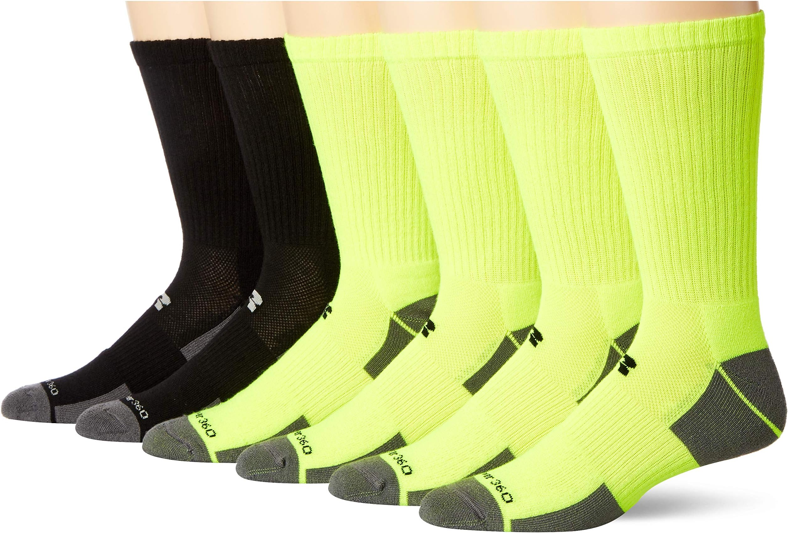 Russell Athletic Men's Cushioned Crew Socks