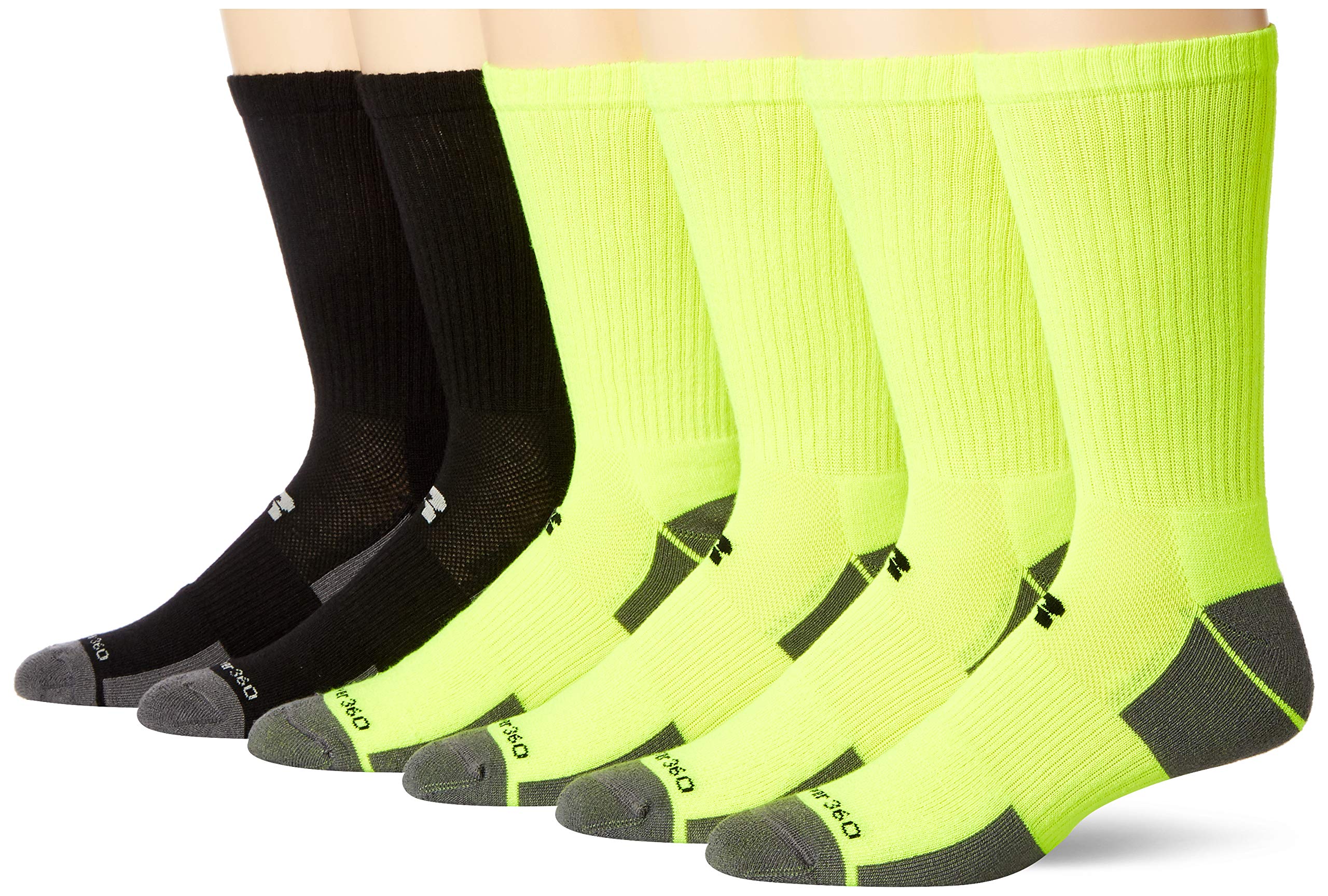 Russell Athletic Men's Cushioned Crew Socks