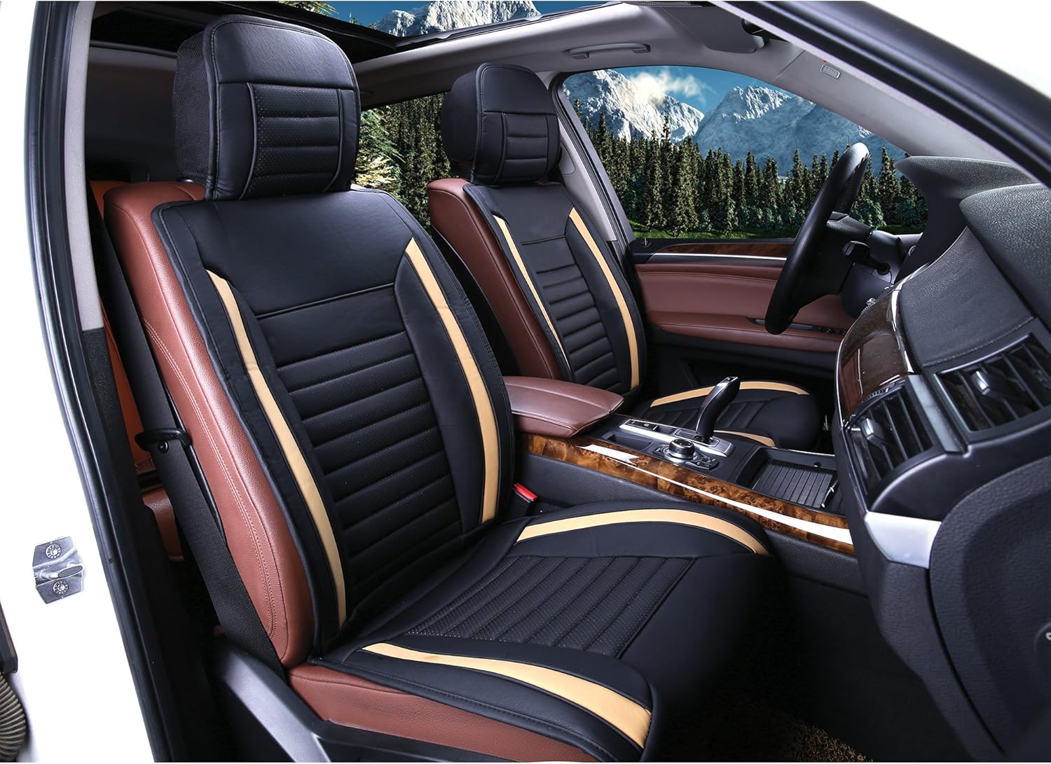 Car & Truck Interior Parts Car & Truck Seat Covers Masque Luxury Series