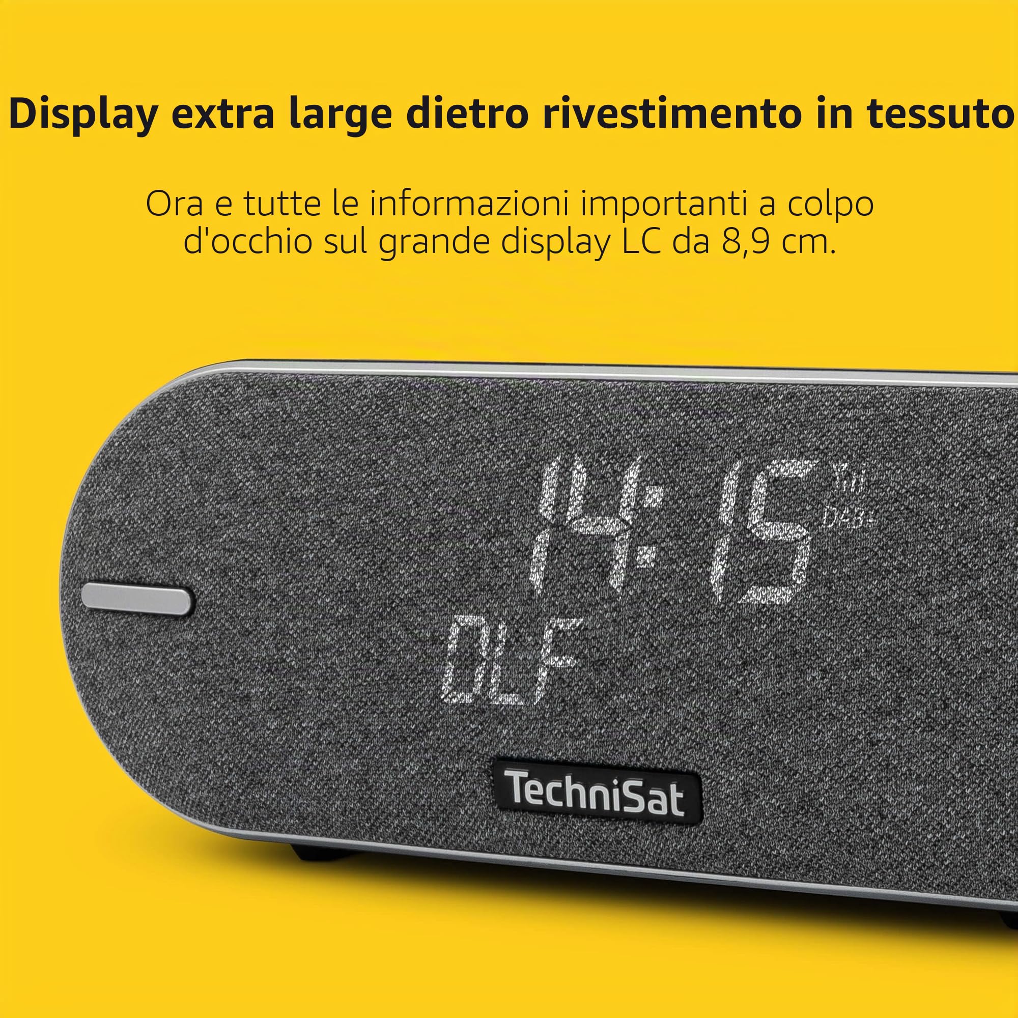 TechniSat DIGITRADIO BT 2 - Altoparlante Bluetooth portatile di alta qualità con radio digitale DAB+ (FM, orologio, sveglia, sveglia, cassa impermeabile, memoria preferita, AUX-in, batteria, 20 Watt)