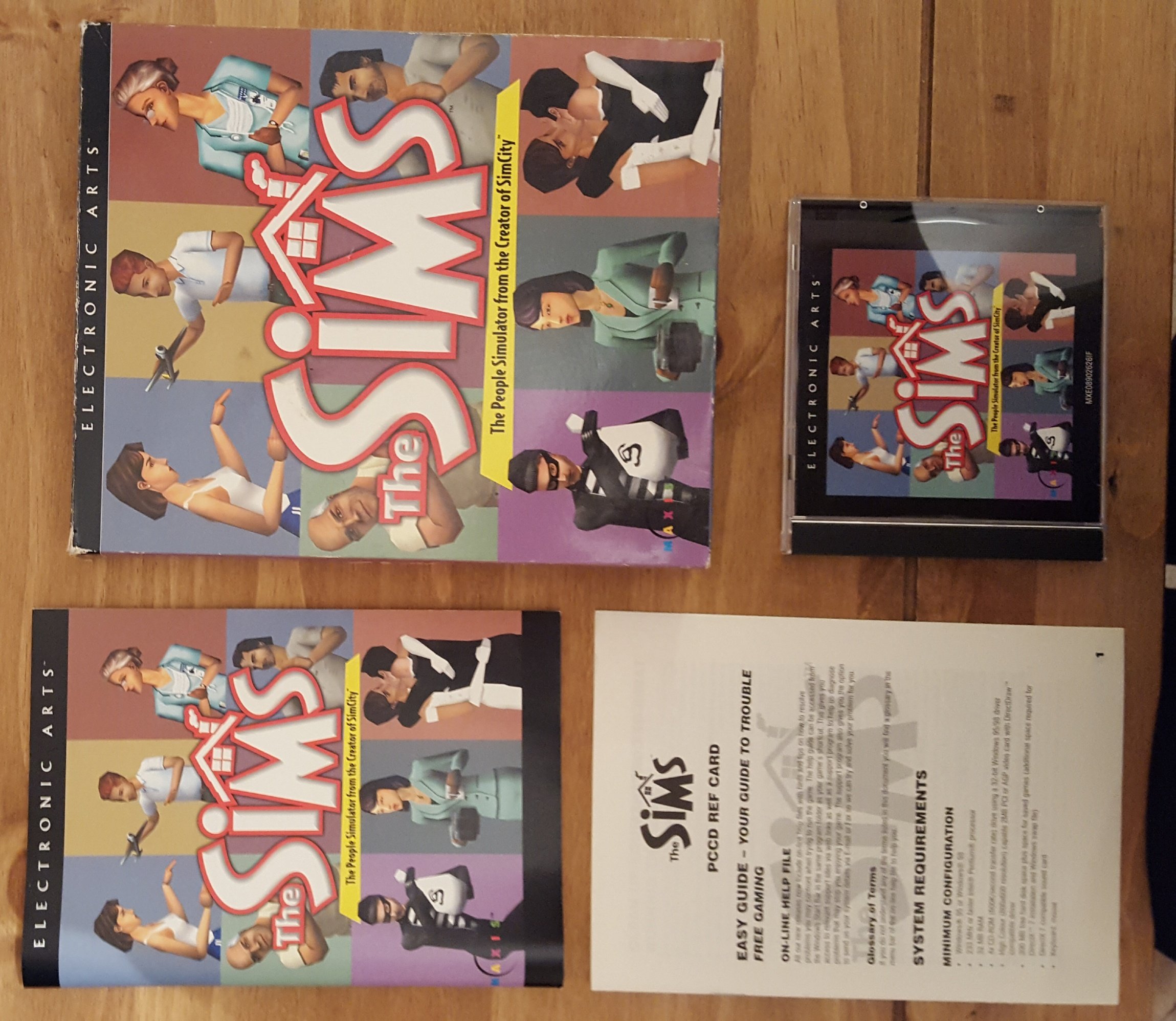 THE SIMS (PC GAME) BOX - PC CD EA Games 2000 - Prima edizione Vintage con software in italiano
