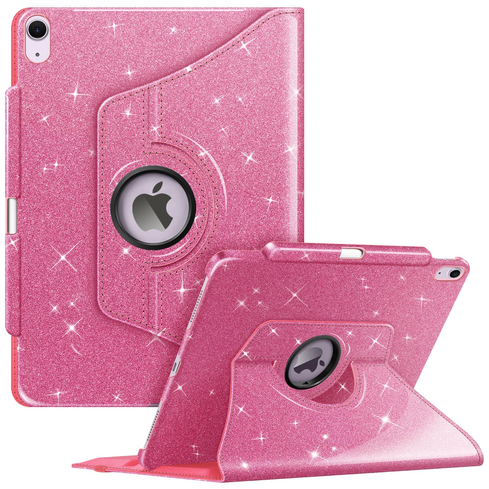 Fintie Rotating Case for iPad Air 13-inch M4/M3/M2 (2026/2025/2024) - 360 Degree Swiveling Protective Stand Cover with Pencil Holder, Auto Wake/Sleep,