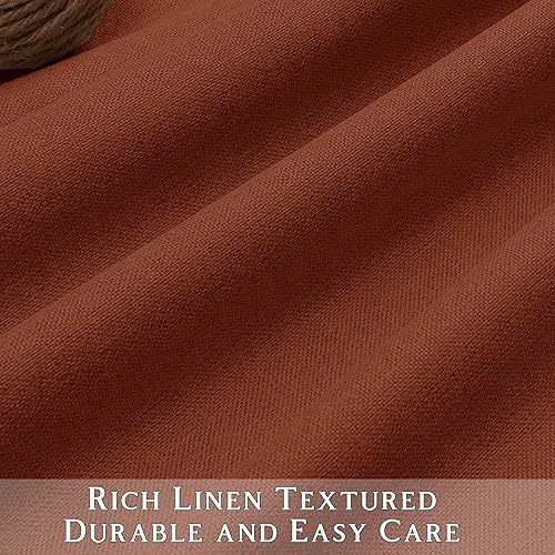 Miniatura 74 de ChrisDowa Cortinas 100% opacas de abedul liso de 96 pulgadas de largo, 2 paneles para dormitorio, sala de estar, oscurecimiento de la habitación de