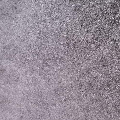 Miniatura 5 de Great Deal Furniture Flora - Puf tradicional de gamuza de 6.5 pies (solo cubierta), color carbón