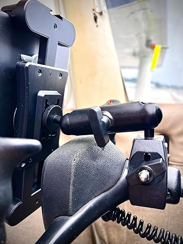 Miniatura 6 de FlightPro ProAviator - Soporte de yugo para iPad Pro 12.9", iPad mini y teléfonos, para pilotos