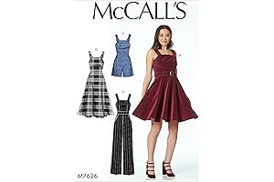 McCall's Patterns M7993 Dresses, Belt, Romper, and Jumpsuit Pattern