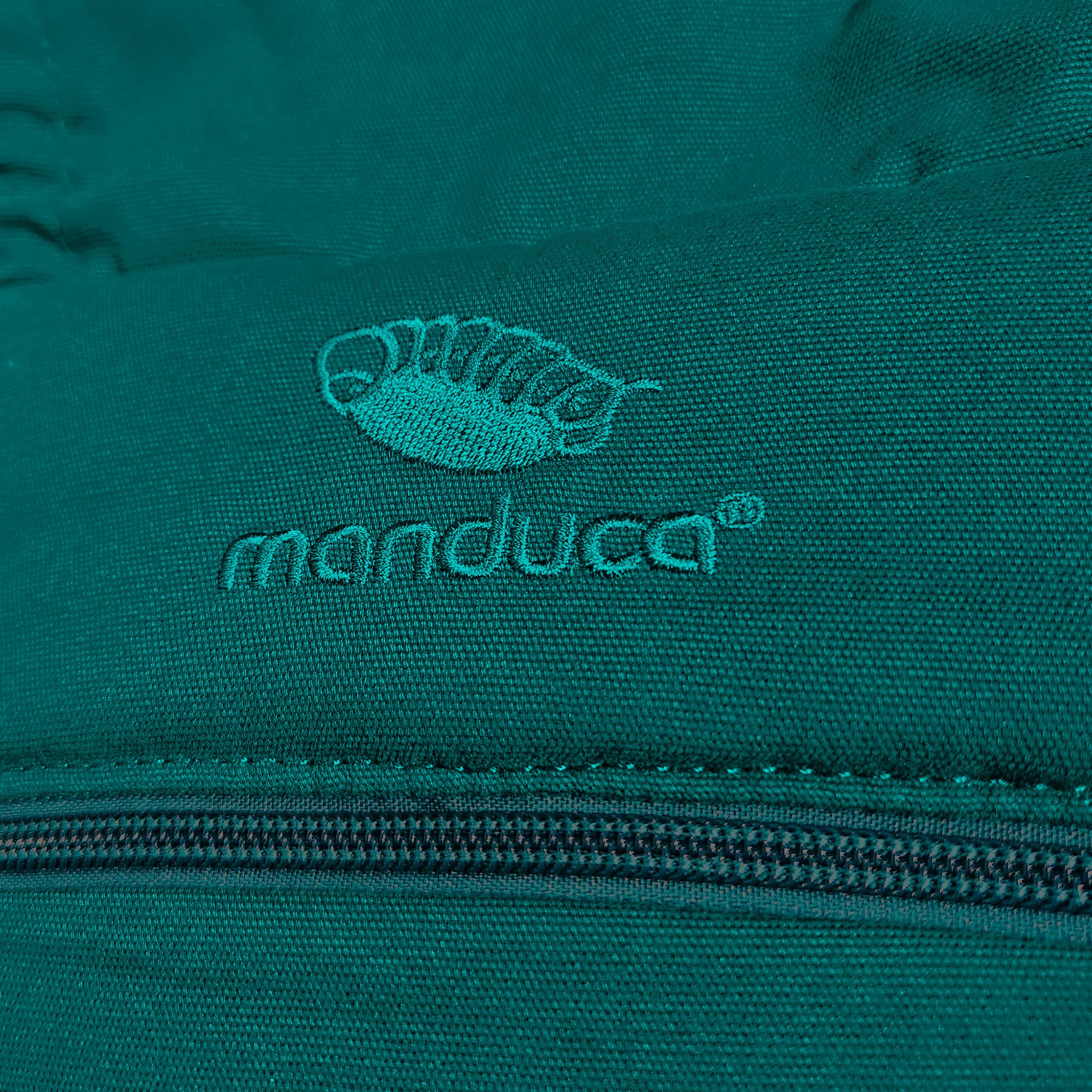 Portabebés Manduca XT, asiento ajustable, apto desde el nacimiento, fabricado en algodón orgánico con 3 posiciones de transporte, Happy Lagoon