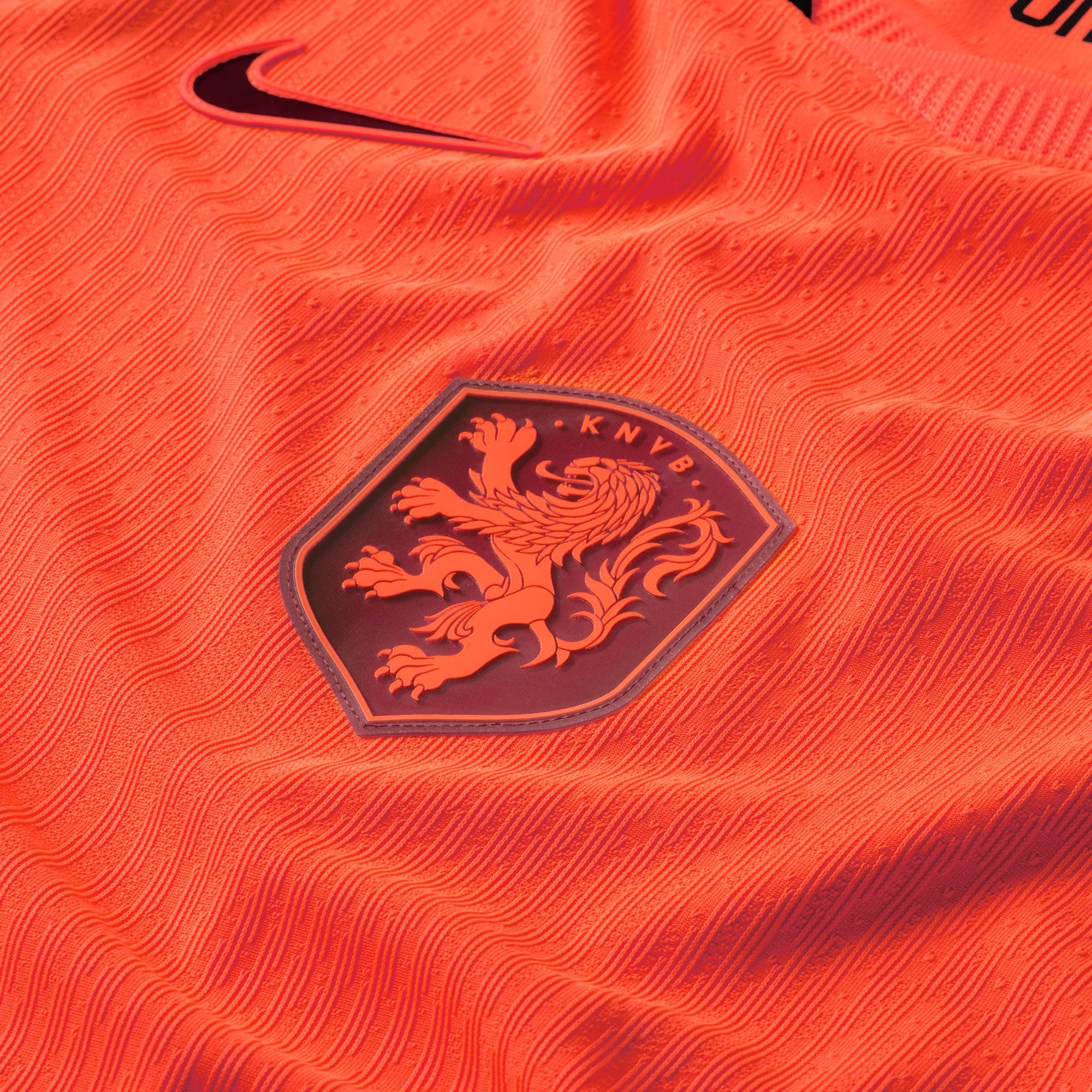 Nike Aero-Fit Authentic IB5056-809 Maglia da Calcio per Bambini più Grandi, per Partite in casa nei Paesi Bassi 2026, Hyper Crimson/Black, IB5056-809, S