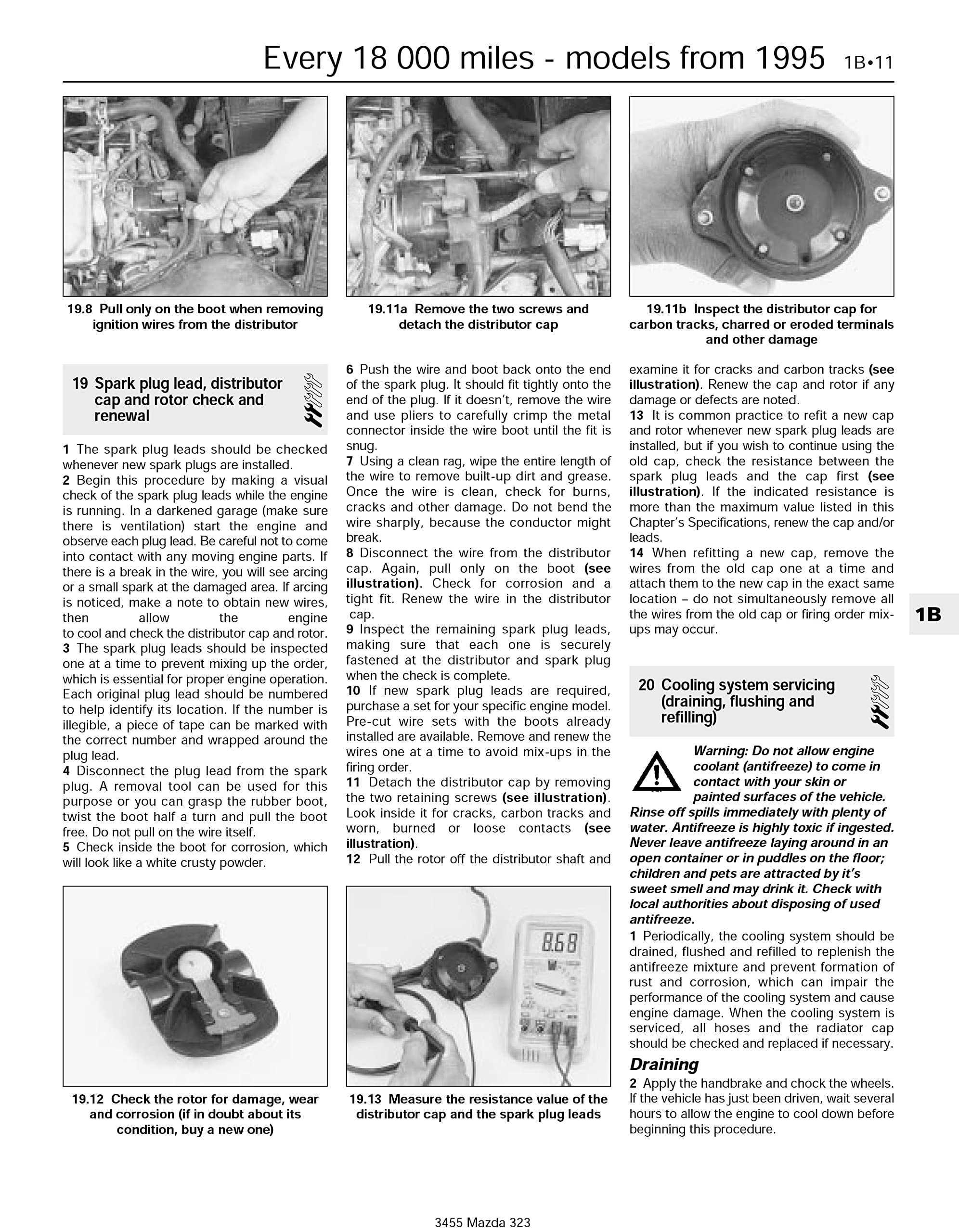 Mazda 323 (Oct 89 - 98) Haynes Repair Manual