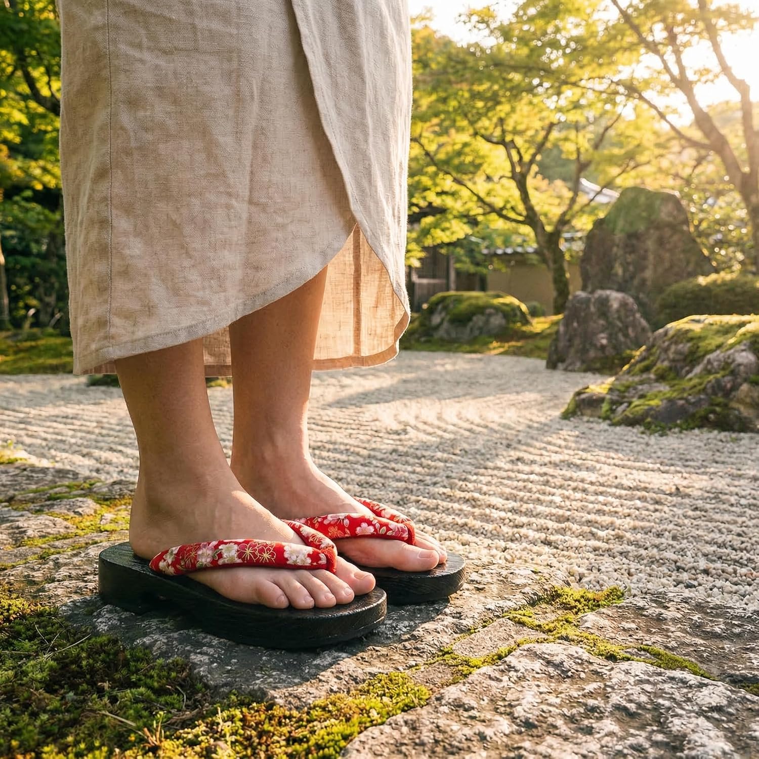 Anime Cosplay Women Japanese Wooden Clog Versatile Geta Sandals Traditional Kimono Slippers Flip Flops