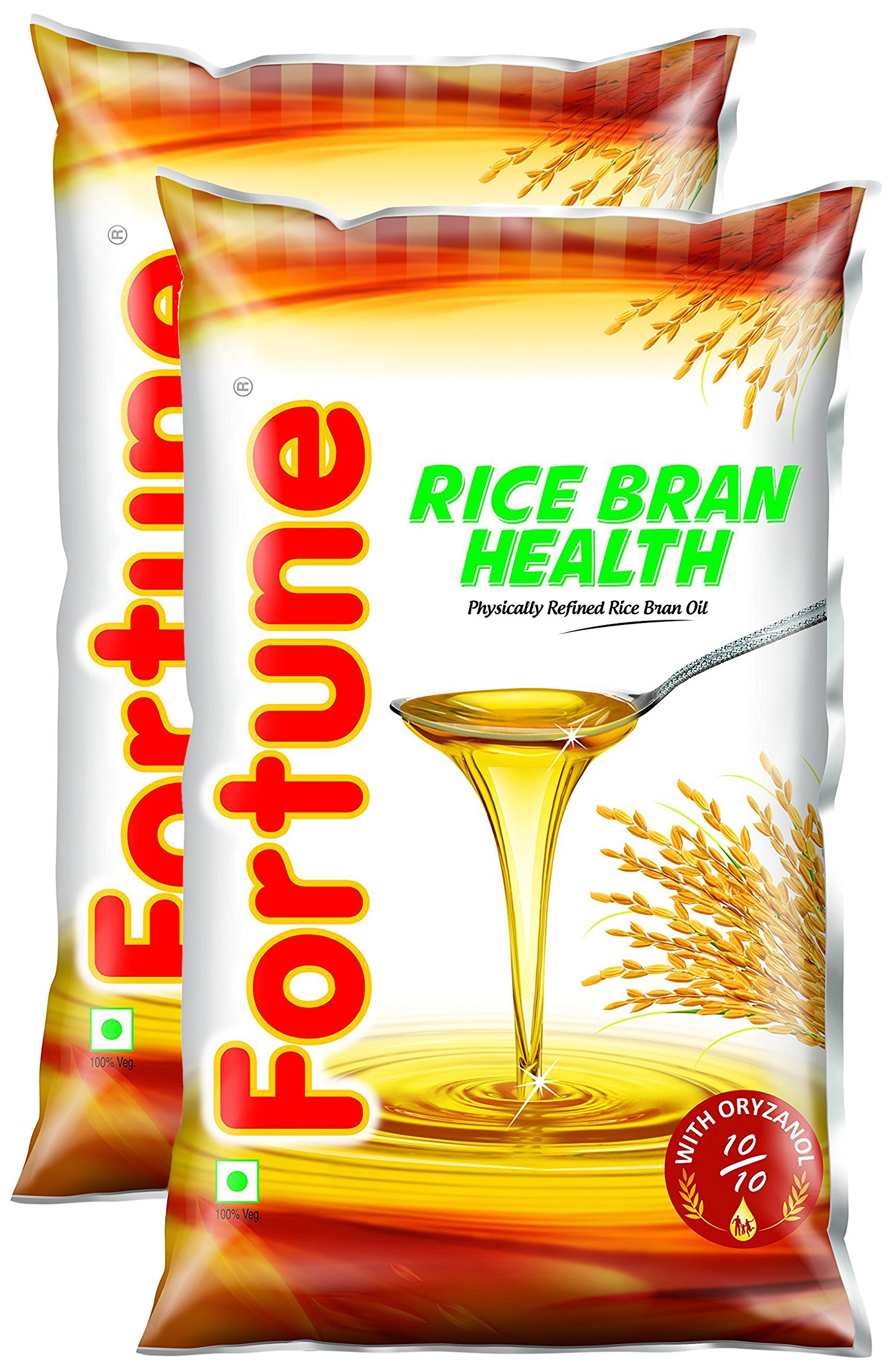 FORTUNE More Combo -Health Oil Rice Bran,1L (Pack of 2) Promo Pack (B0764F2G58) Amazon Price History, Amazon Price Tracker