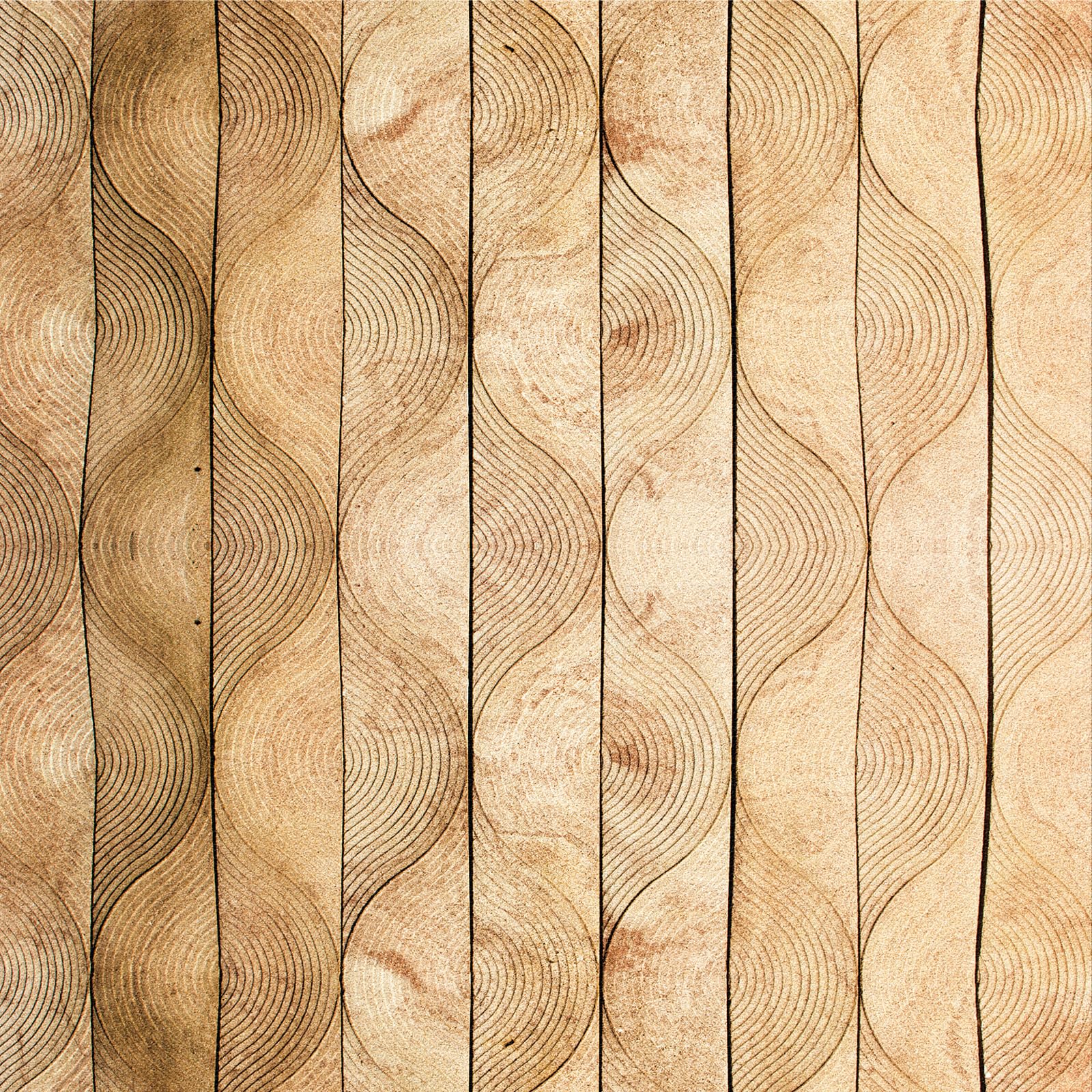 Self Adhesive Wallpaper Wood Grain Geometric Stitching Peel and Stick Contact Paper, 44x300CM Light Wood Removable Wallpaper Film for Cabinet Furniture