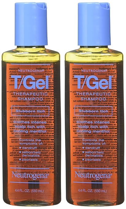 Amazon Com Neutrogena T Gel Shampoo Stubborn Itch Control 4 4 Fluid Ounce Pack Of 2 Hair Shampoos Beauty Personal Care