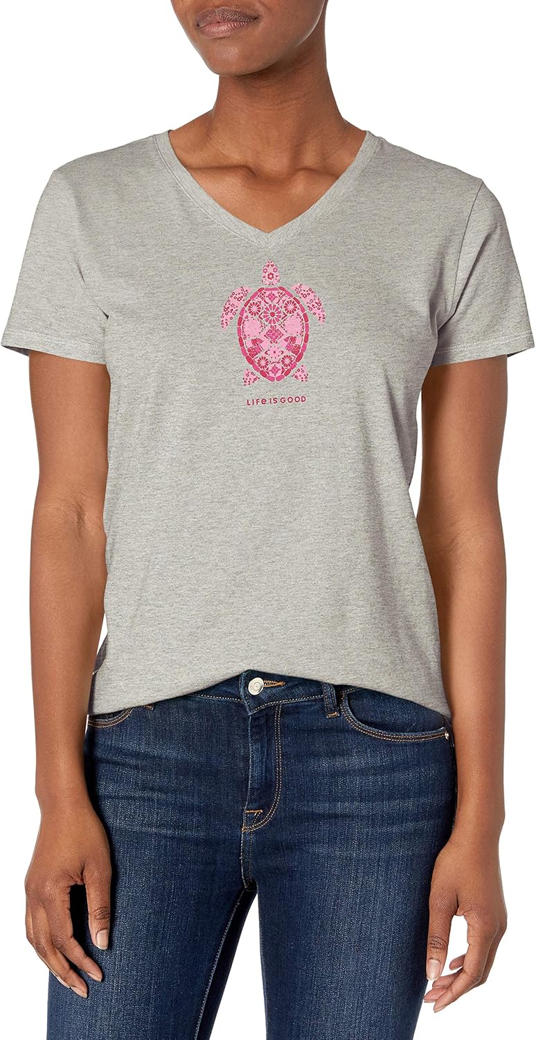 Life is Good Womens Turtle Mosaic