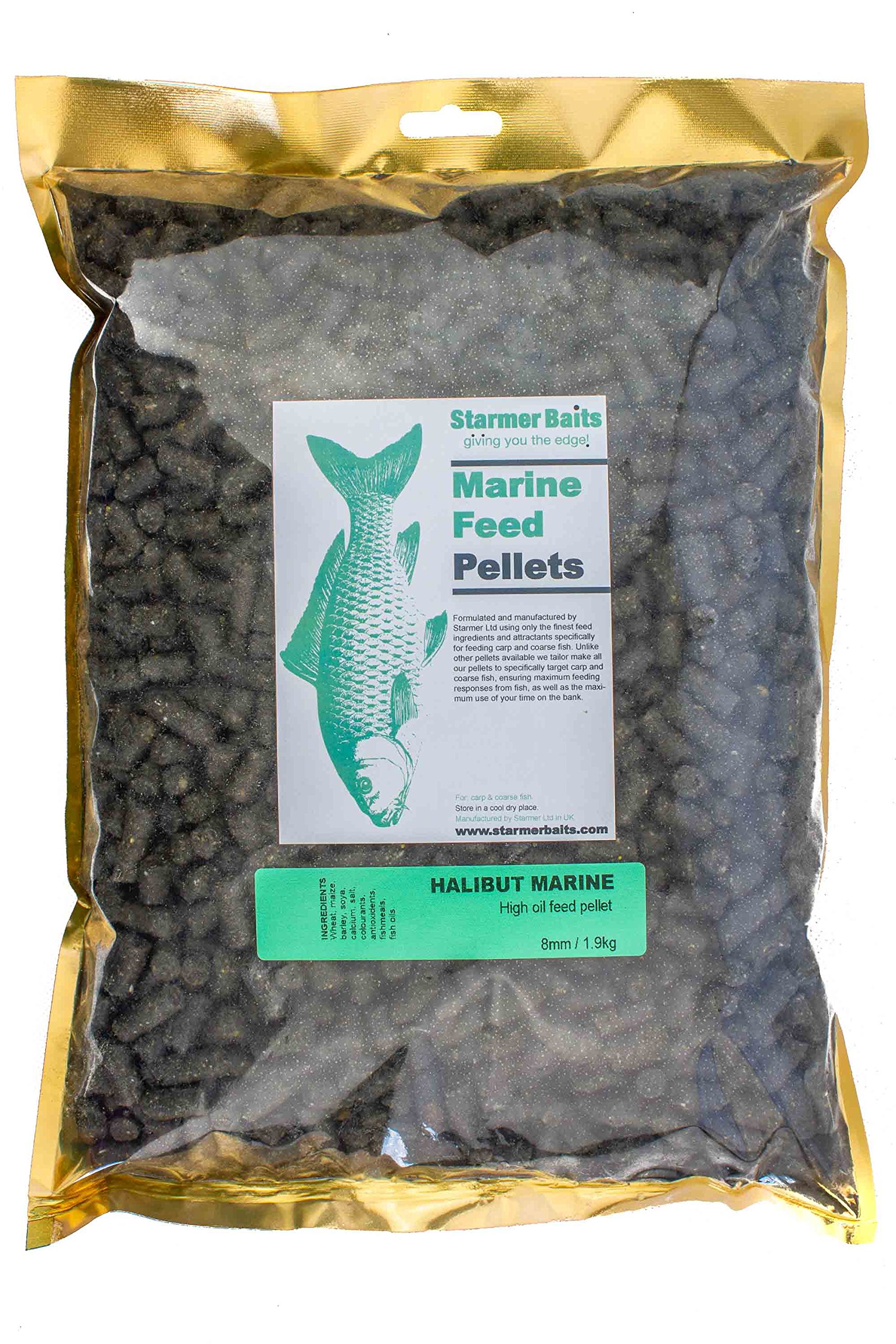 starmerbaits 8mm Halibut marine pellets / 1.9kg
