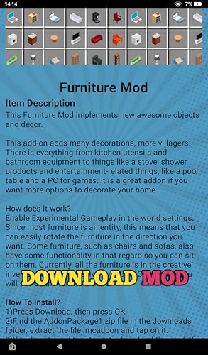 Furniture Mod
