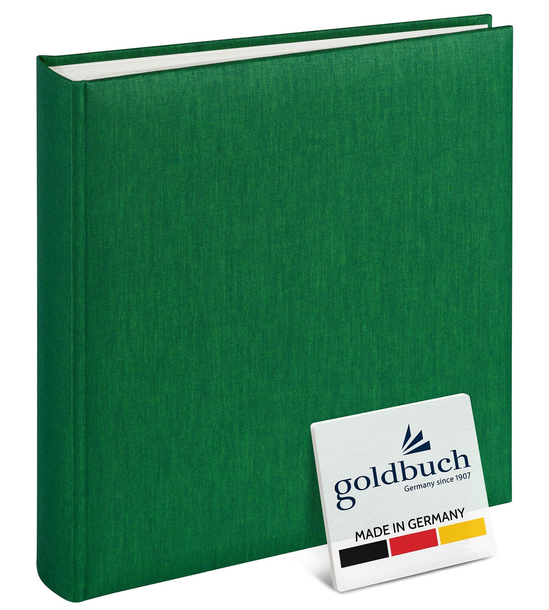 Goldbuch Trend Album fotograficzny 25 x 25 cm, 60 stron z pergaminą, ciemnozielony, 25 x 25 cm